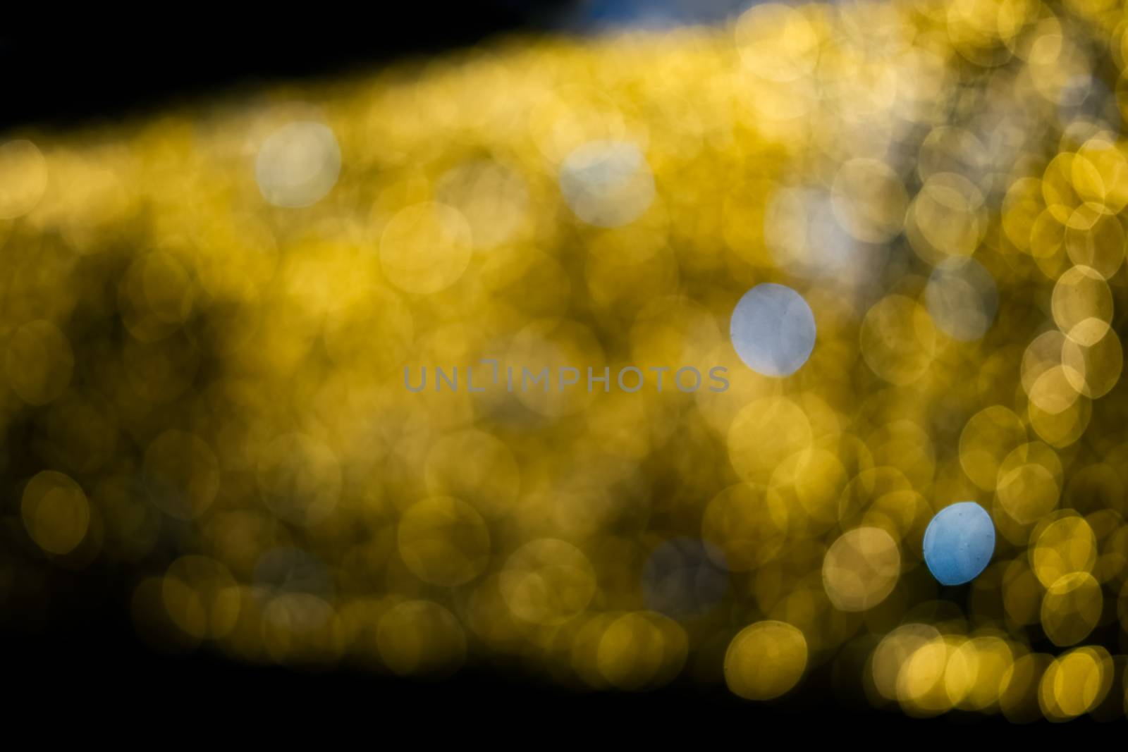 Abstract yellow blurred light background, Blur bokeh