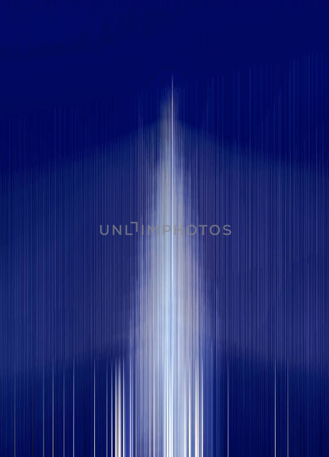 Abstract blue motion blur light