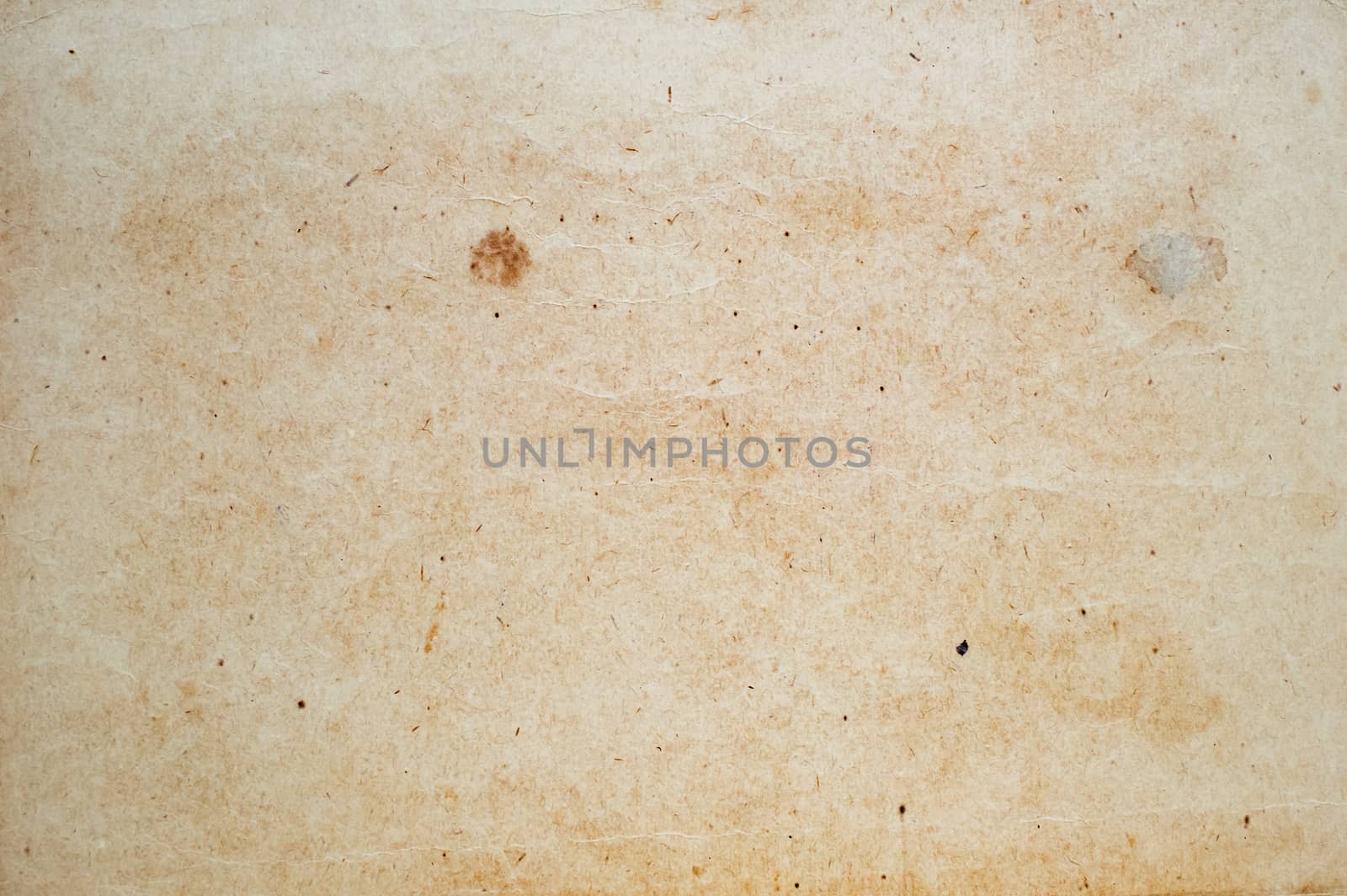 Aging, worn paper with water stains and rough edges