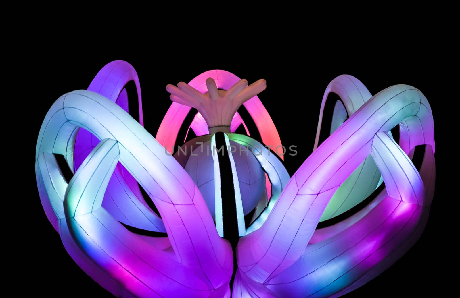 Charming changable colored Led Lighted Inflatable party Decoration