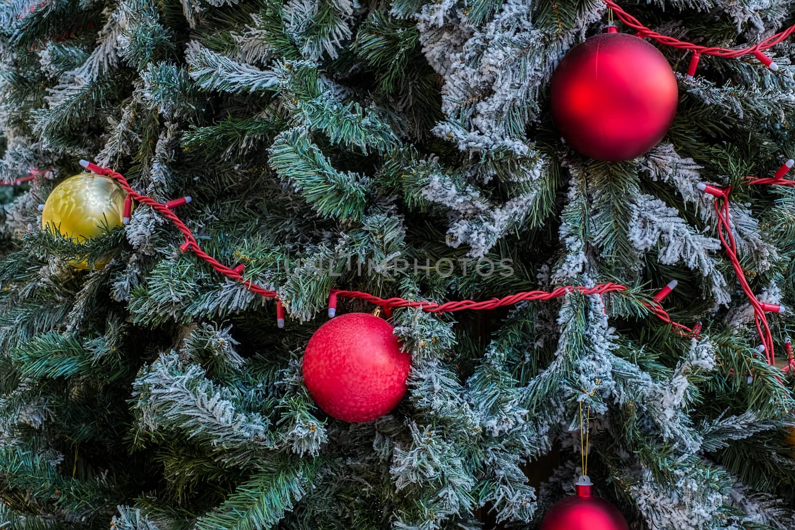 Christmas magic glowing tree decoration