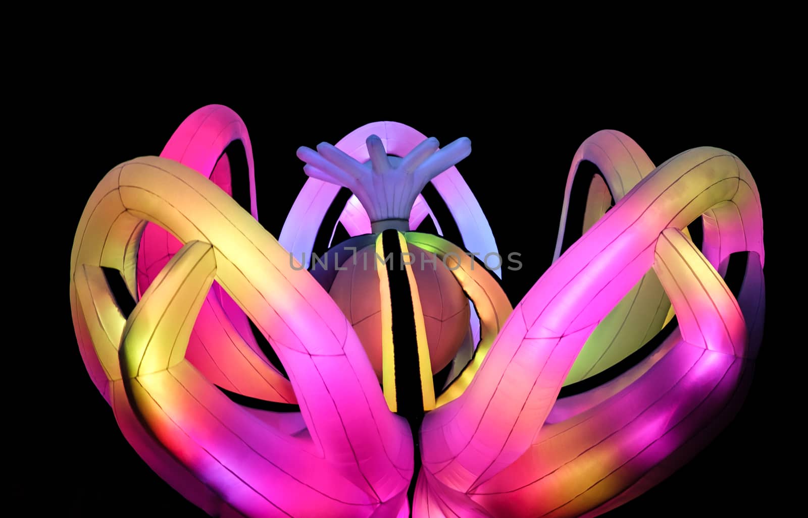 Charming changable colored Led Lighted Inflatable party Decoration