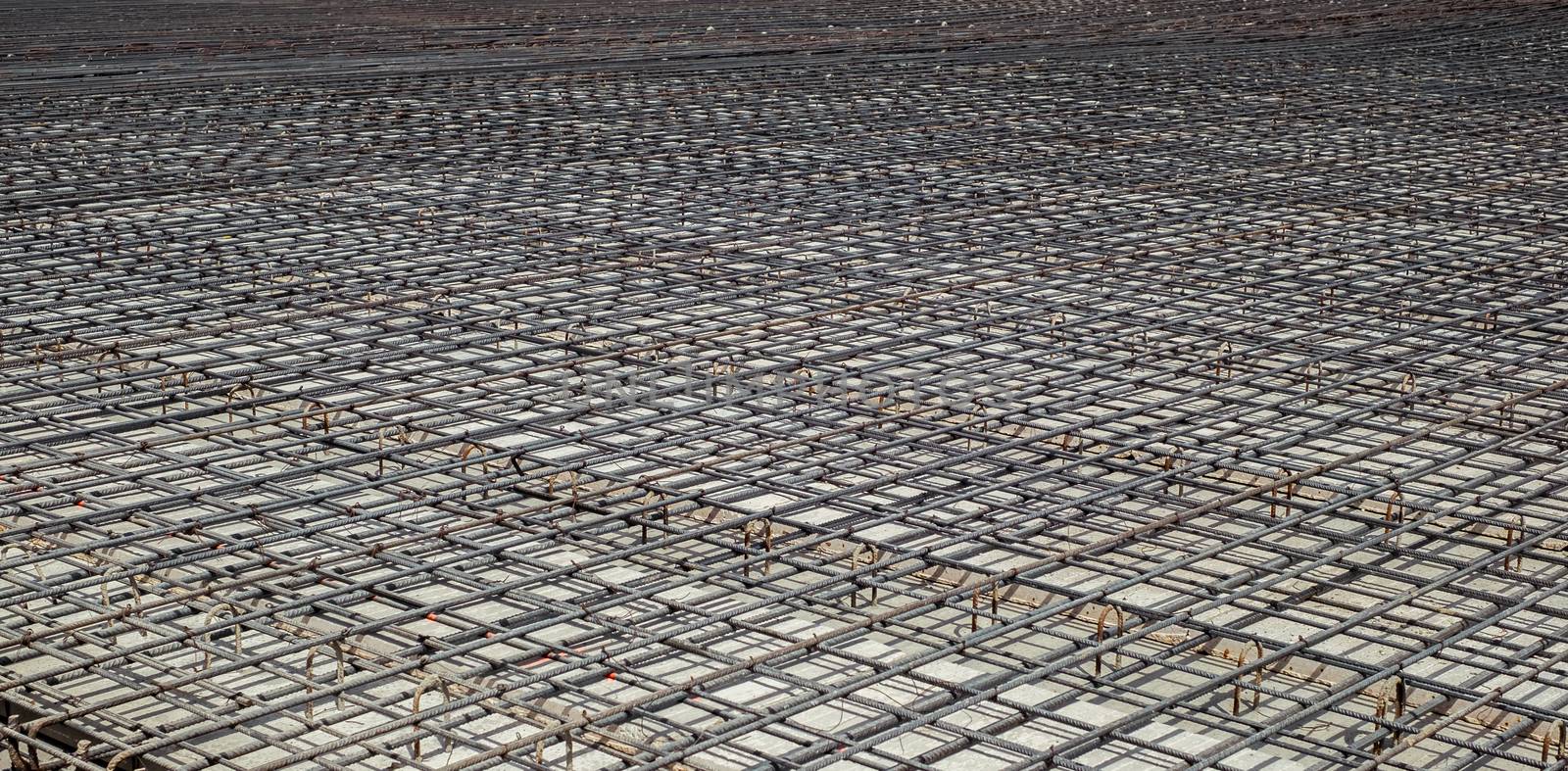 Construction infrastructure armature and iron bars