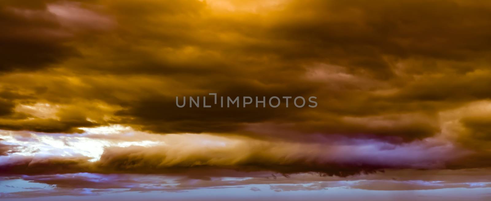 Colorful clouds in the sky