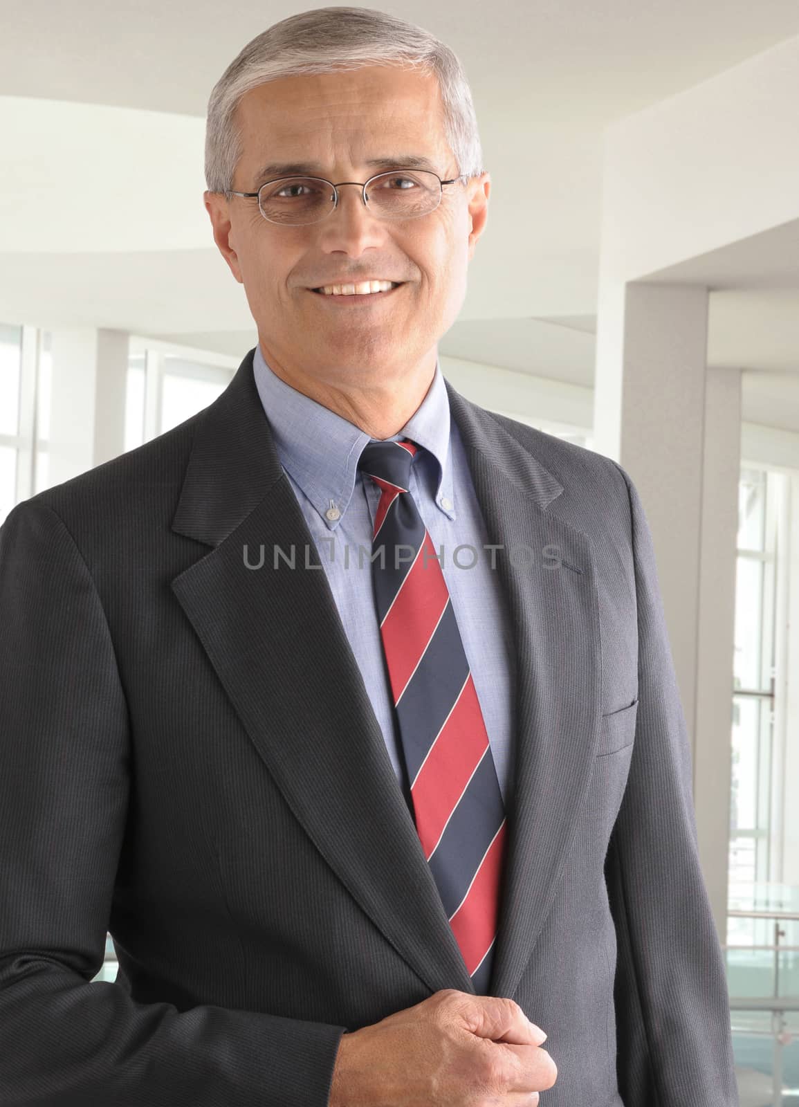 Middle aged Businessman Portrait by sCukrov