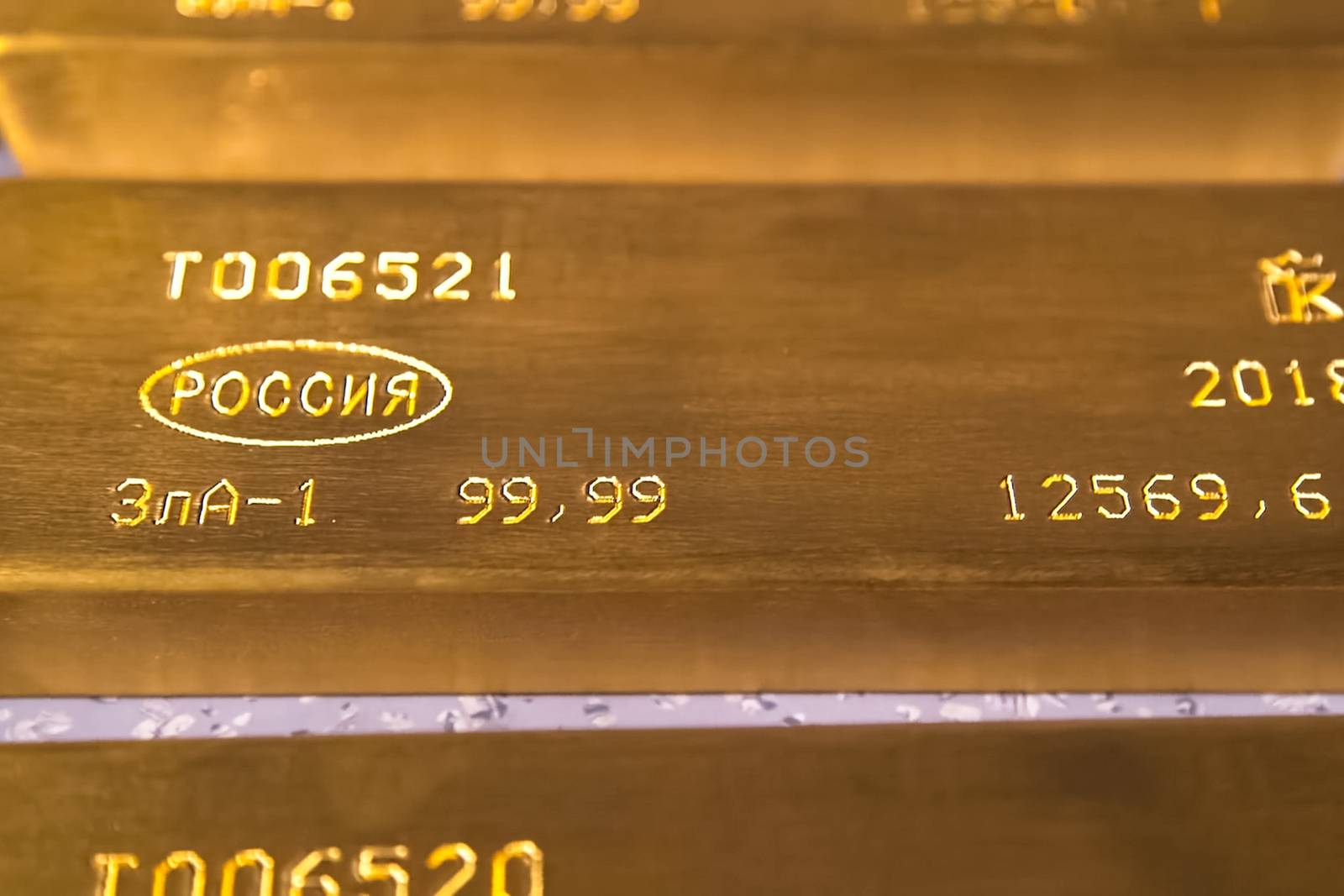 Gold bars. Gold in form of bullion. by DePo