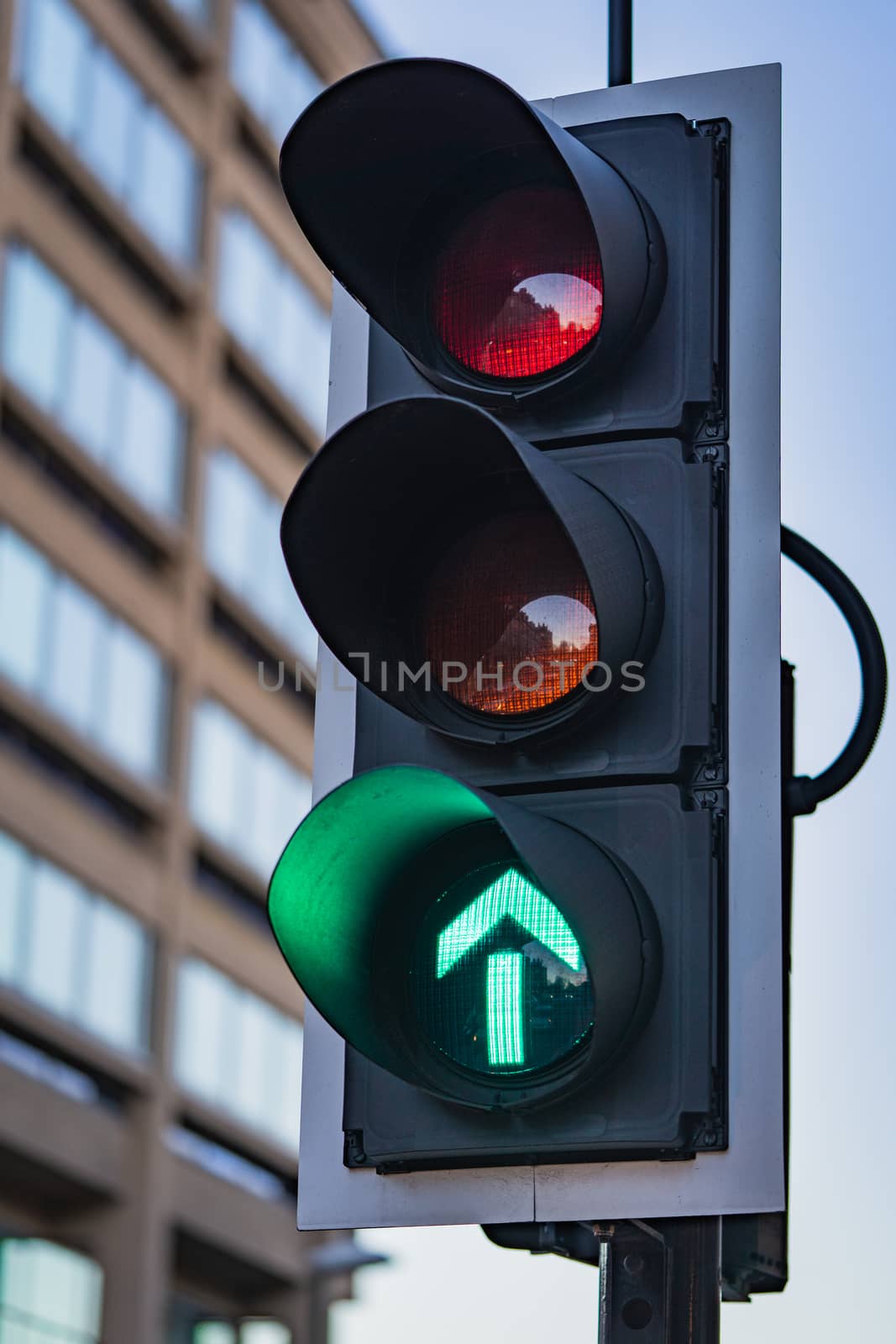 A Close-up of a UK Traffic Light