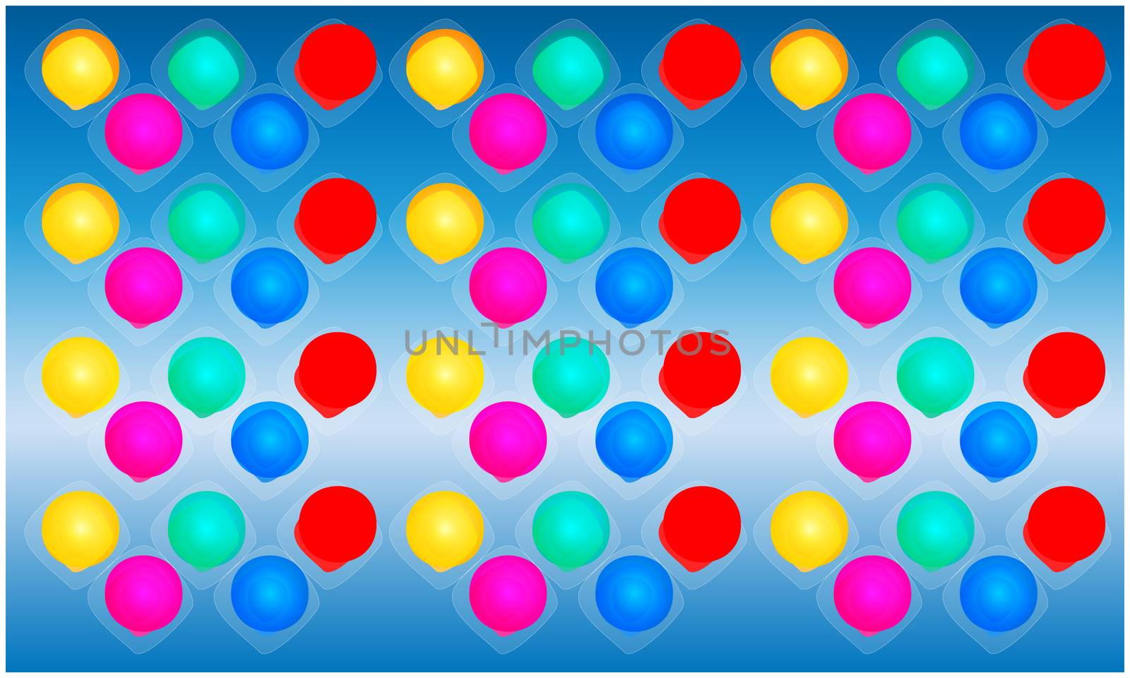 digital textile design of colored circle and square on abstract background by aanavcreationsplus