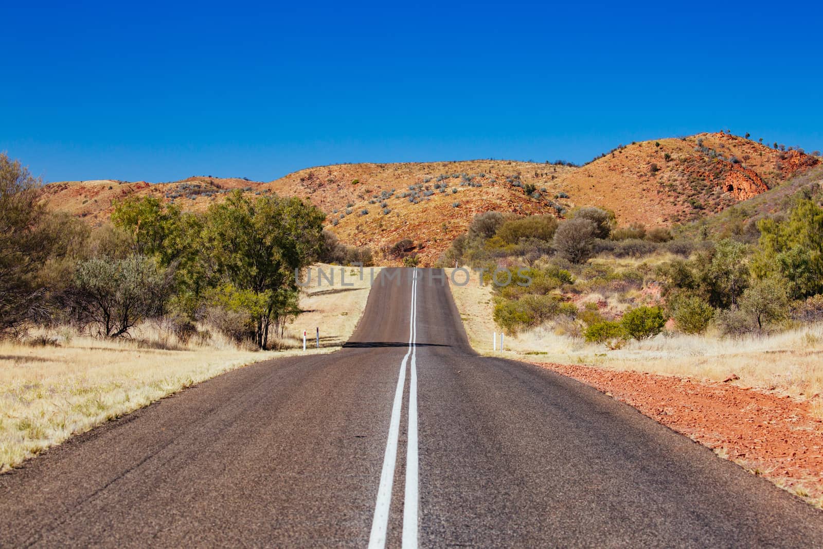 Mt Zeil and surrounding land near Glen Helen in Northern Territory, Australia