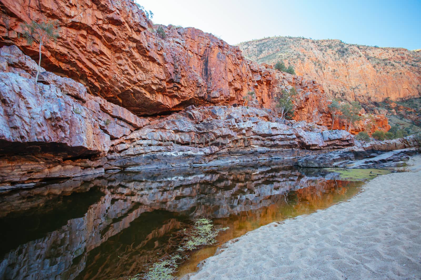 The impressive views of Ormiston Gorge in the West MacDonnell Ranges in Northern Territory, Australia