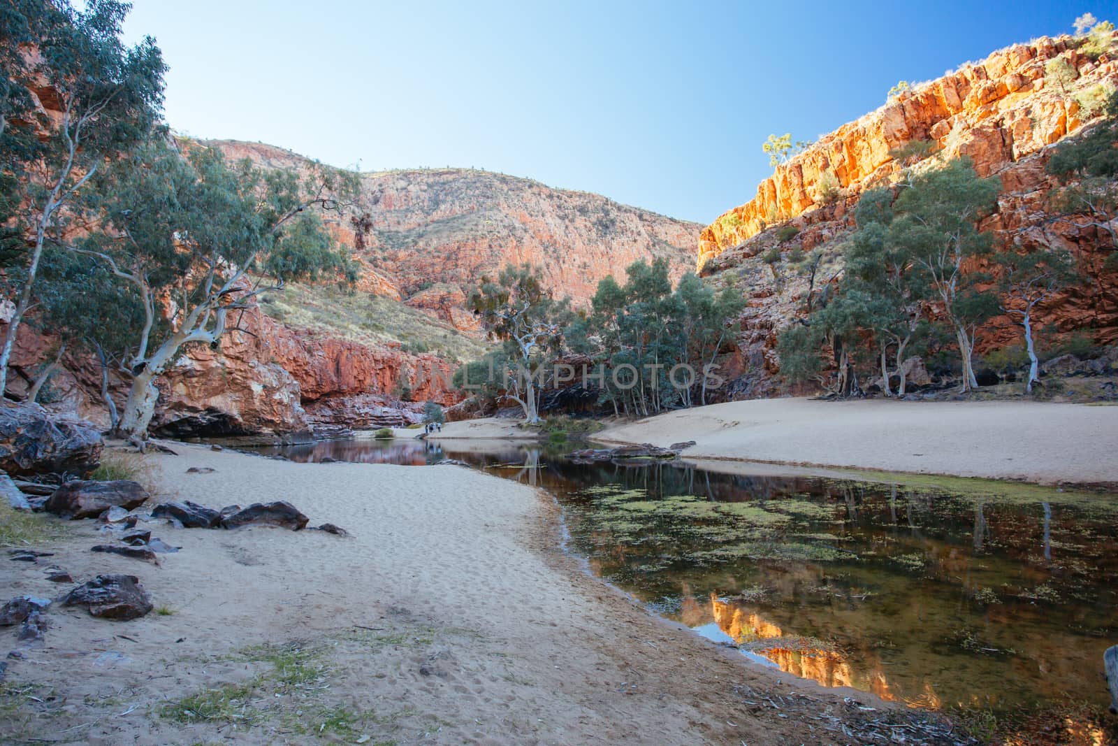 The impressive views of Ormiston Gorge in the West MacDonnell Ranges in Northern Territory, Australia