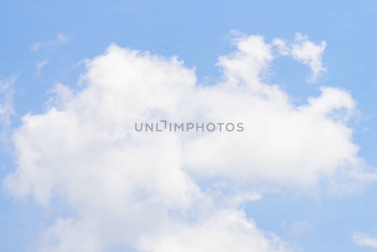 The nature of blue sky with cloud in the morning.