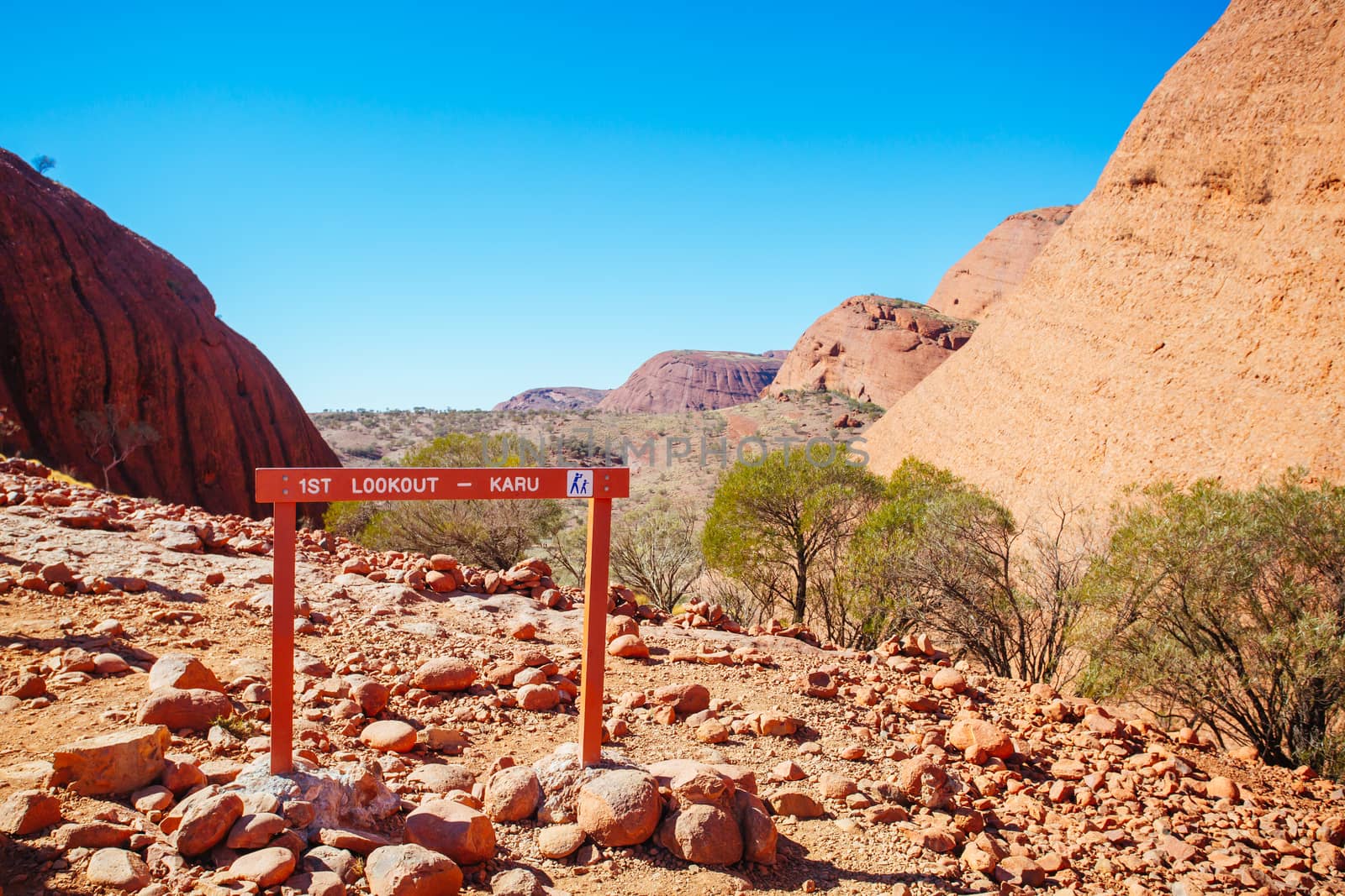 The Olgas (Kata-Tjuta) near the Valley of the Winds walk in the Northern Territory, Australia