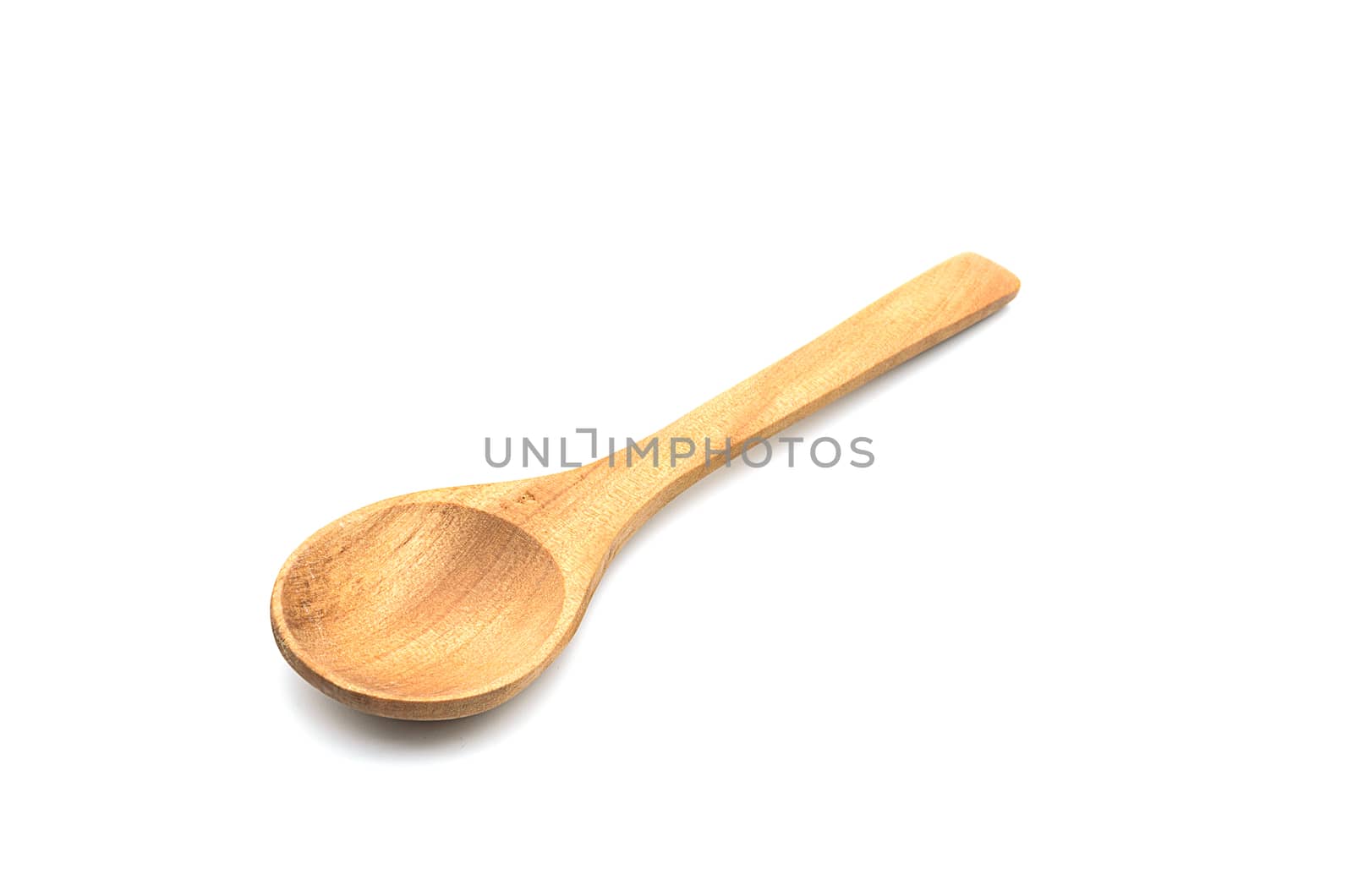 A Wood Spoon on isolated.