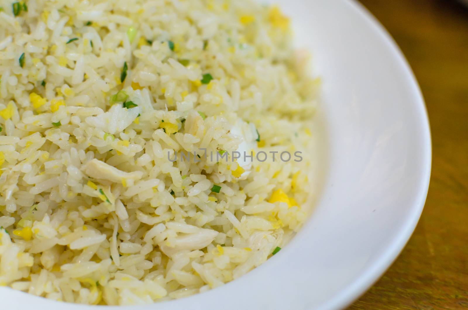 Fried Rice with Crab.