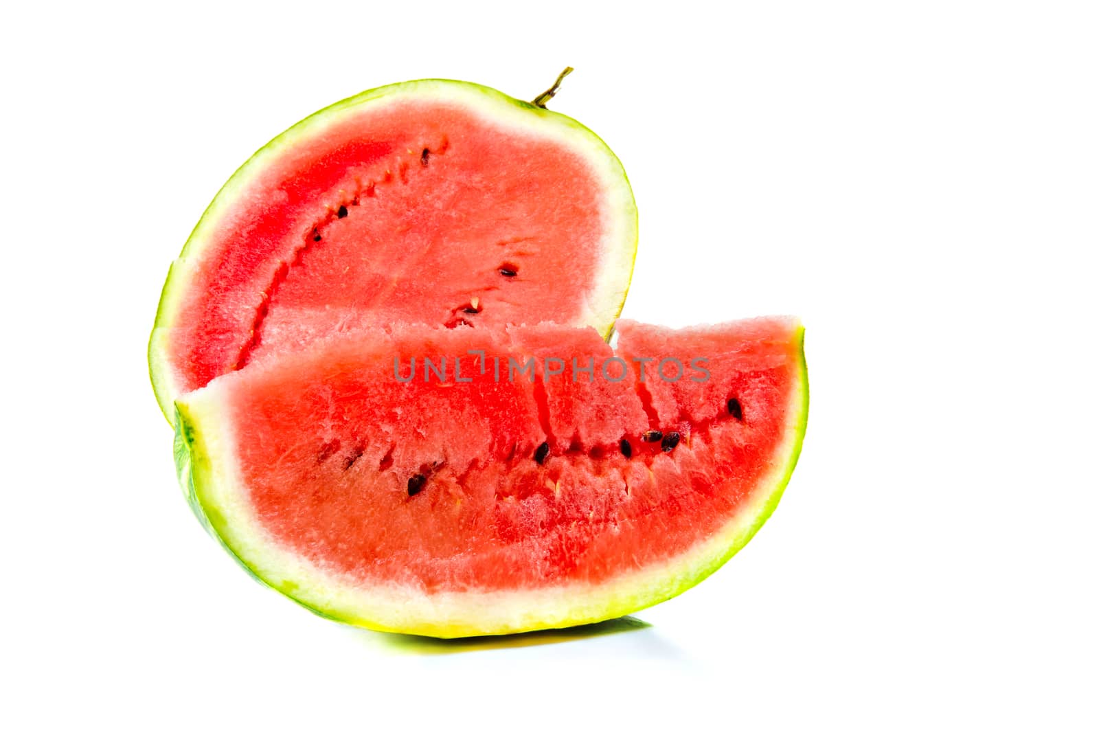 Watermelon isolated on white background.