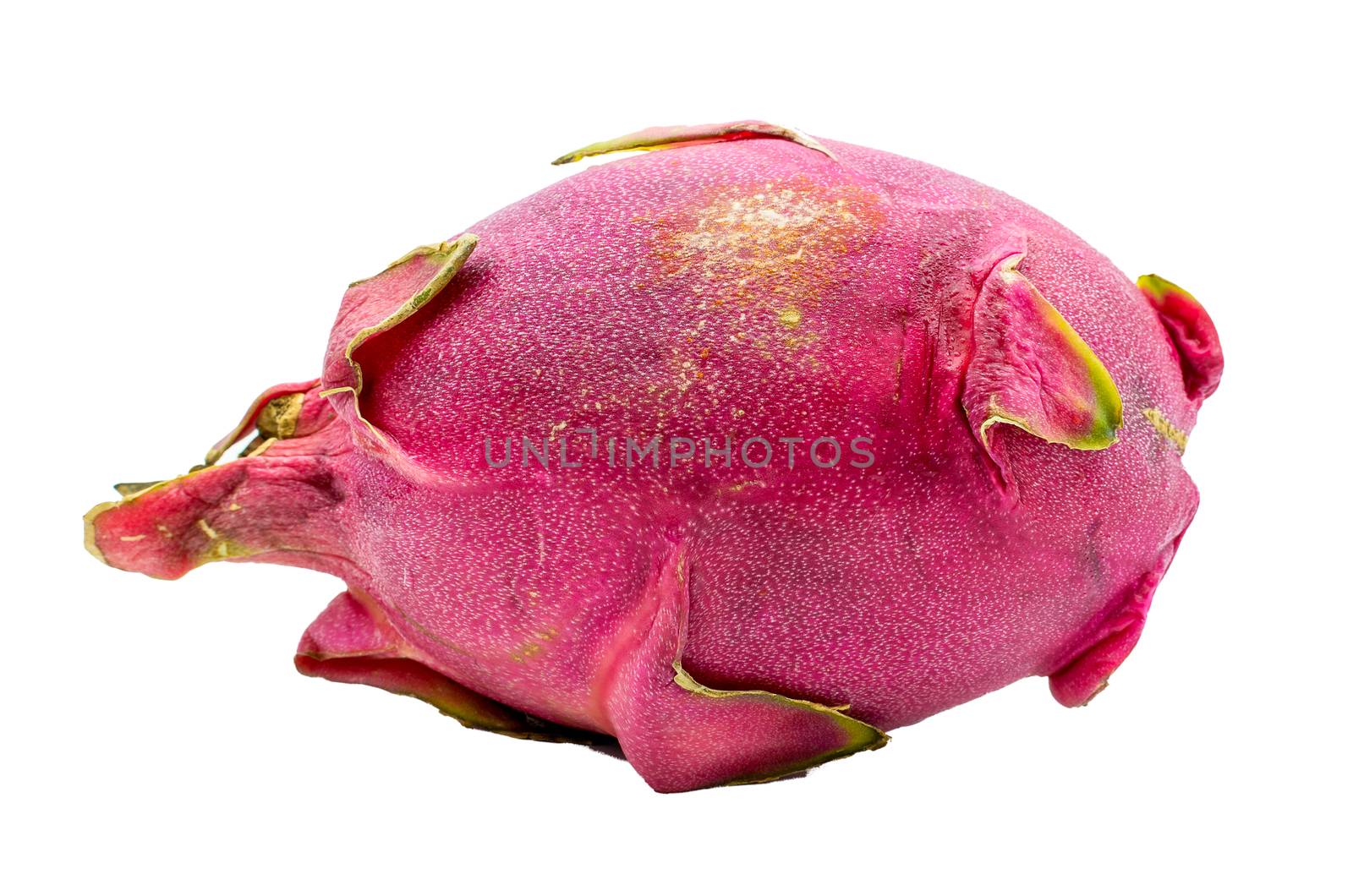 A Dragon Fruit isolated on white background.