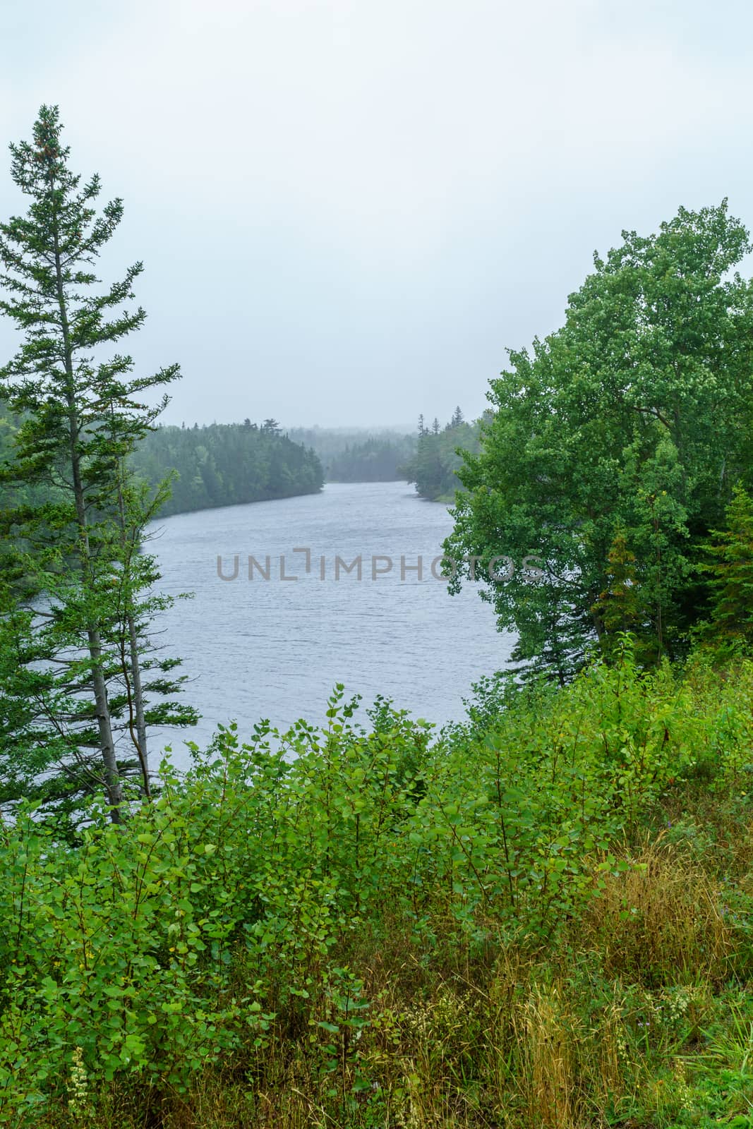 Landscape (near Broad Cove), in Cape Breton Highlands National P by RnDmS