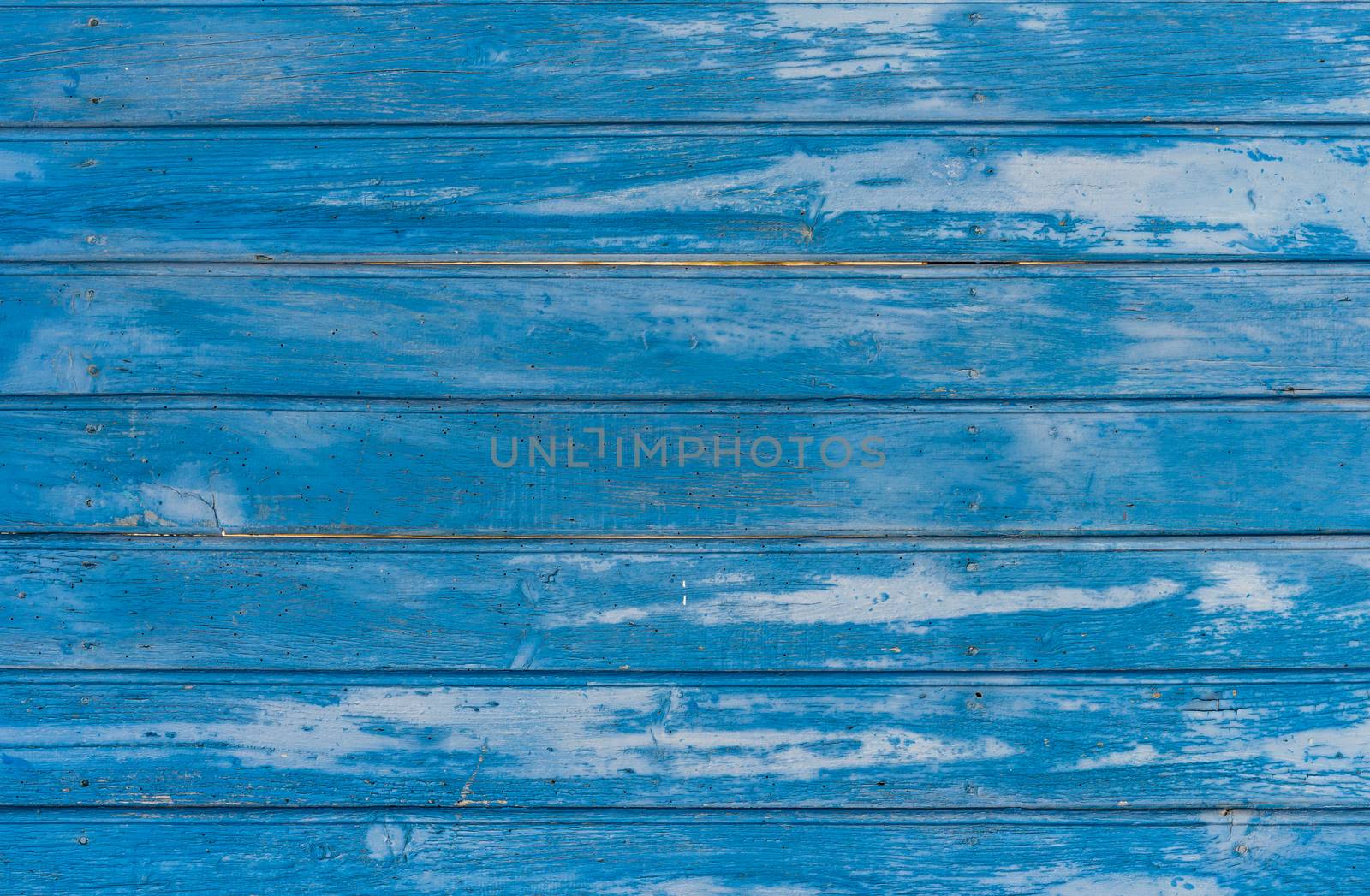Blue colored wood background texture with copy space