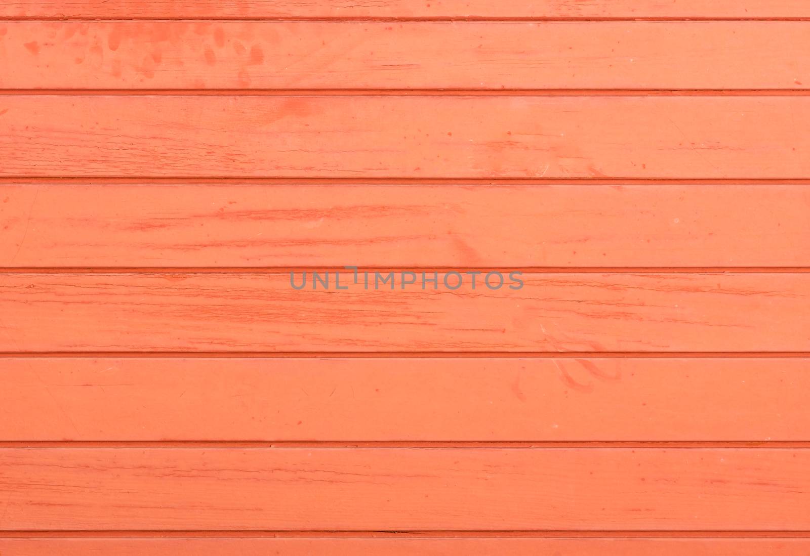 Red painted wooden planks background texture with copy space