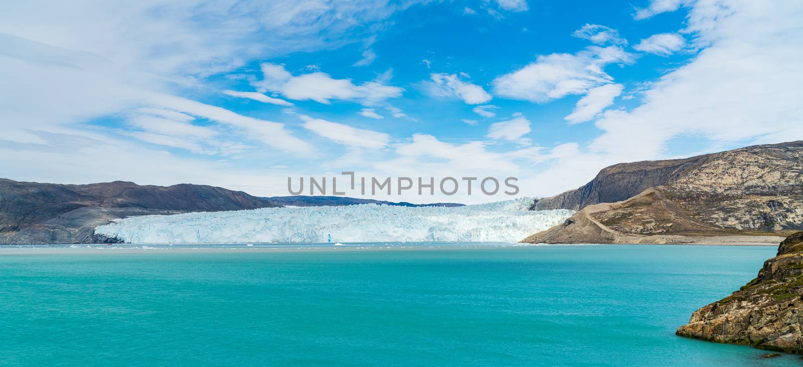 Greenland Glacier front of Eqi glacier in West Greenland aka Ilulissat Glacier by Maridav
