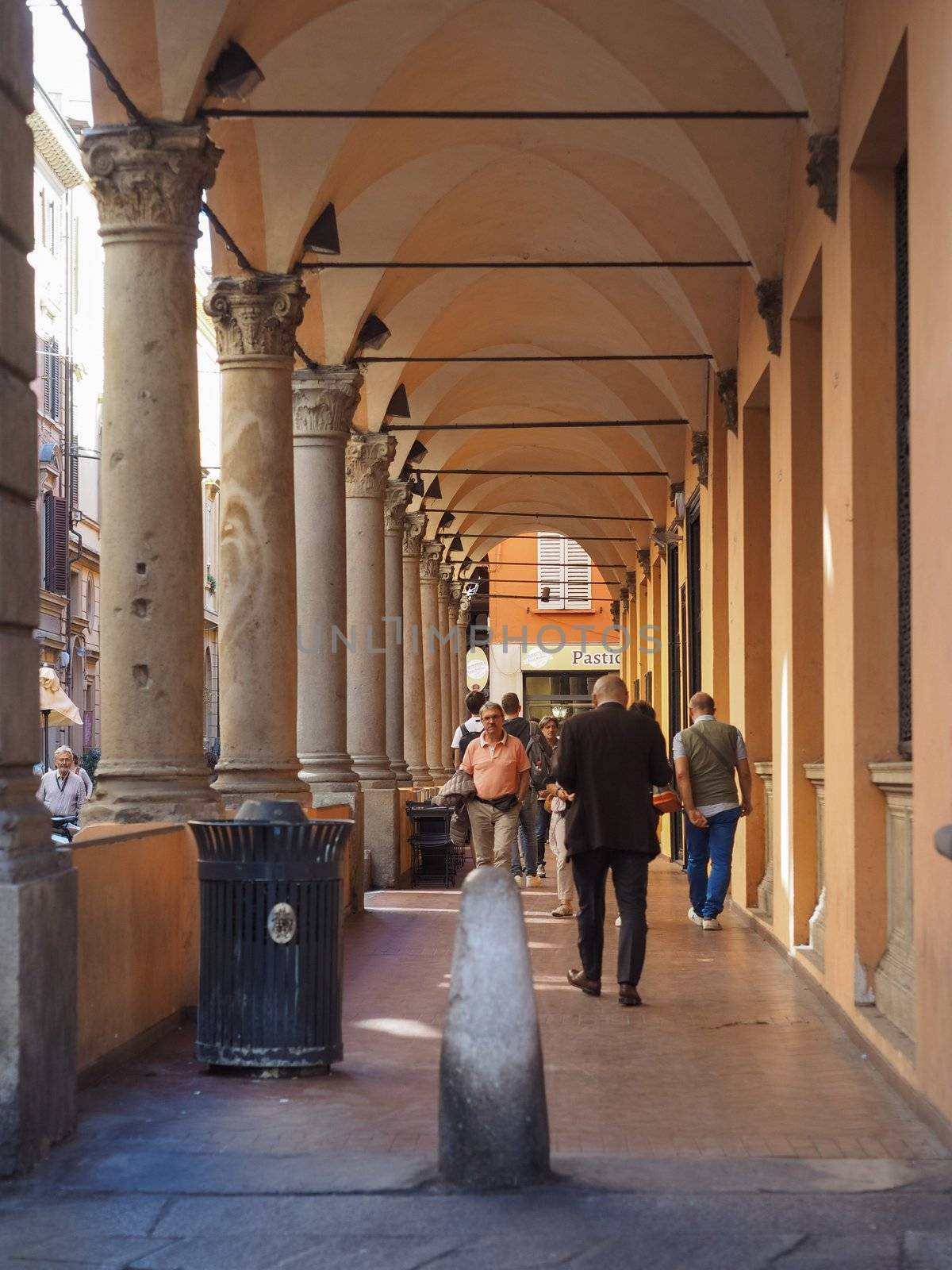 BOLOGNA, ITALY - CIRCA SEPTEMBER 2018: People in the city centre