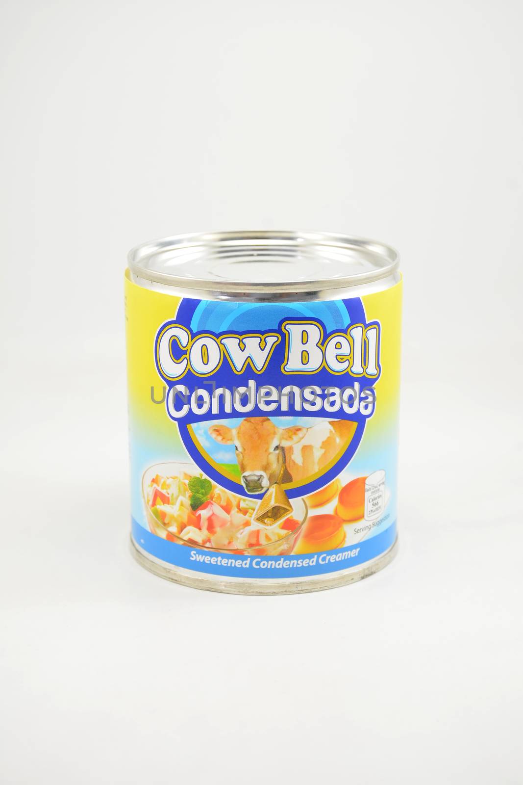 Cow bell condensed milk can in Manila, Philippines by imwaltersy