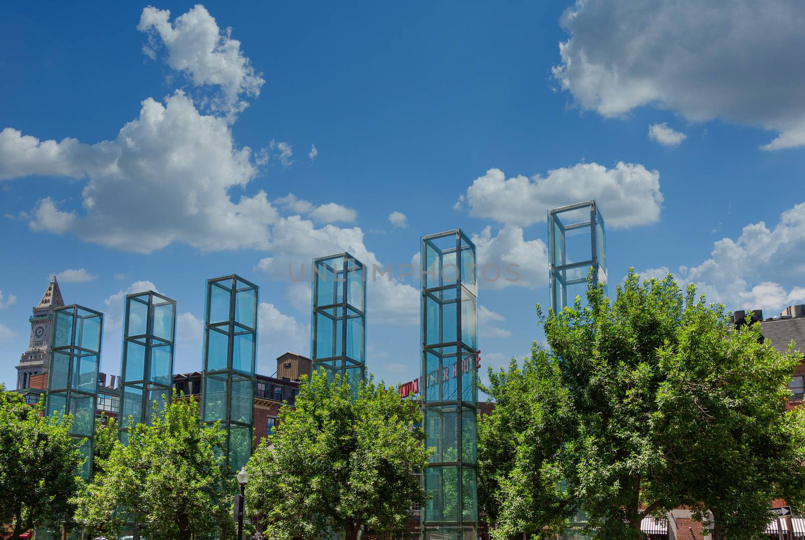 Glass Columns in Boston by dbvirago