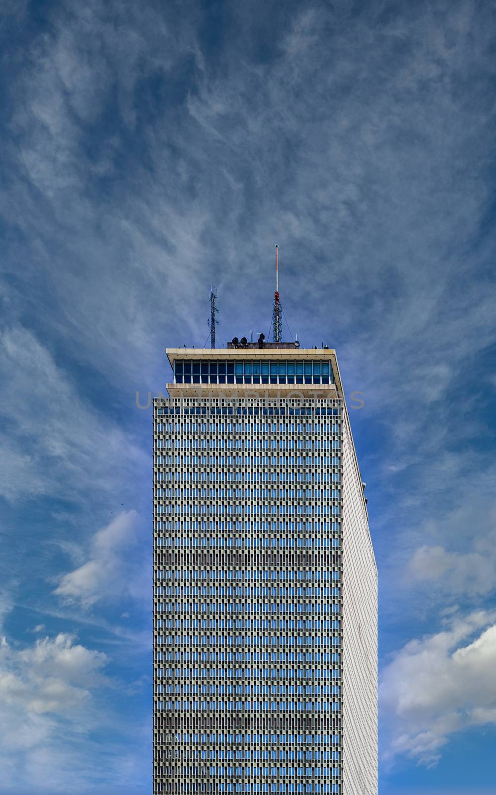 Grey Building on Nice sky by dbvirago