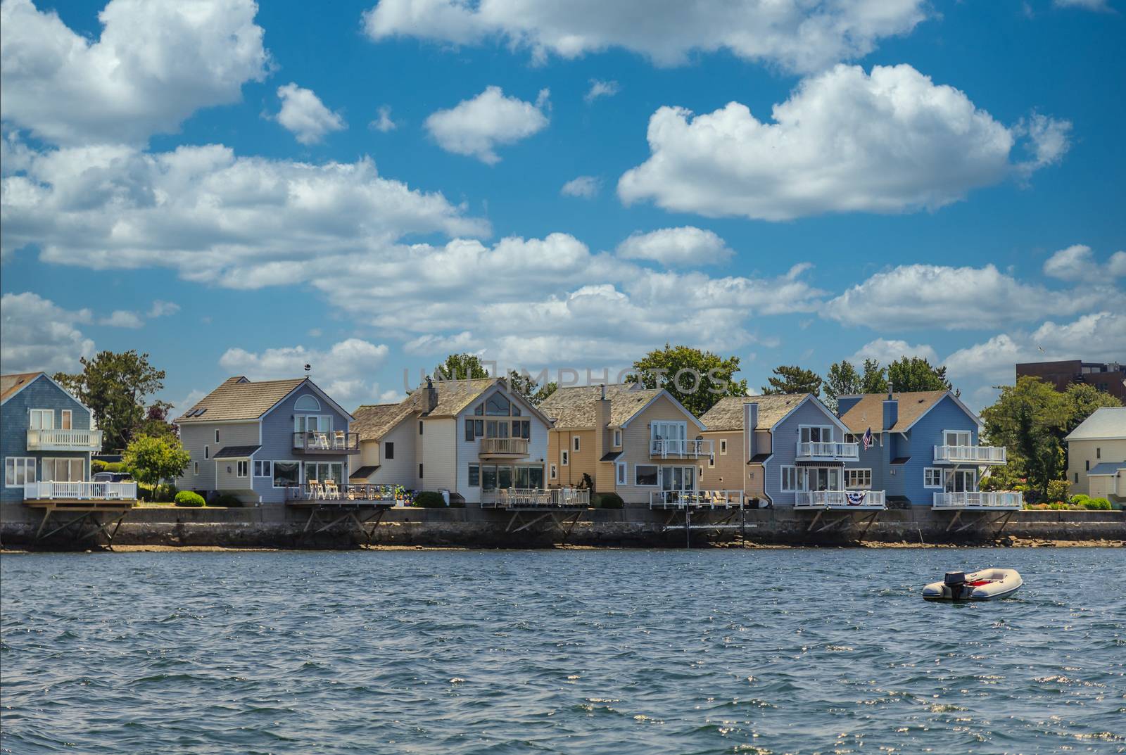 Rubber Dinghy by Bay Front Homes in Rhode Island
