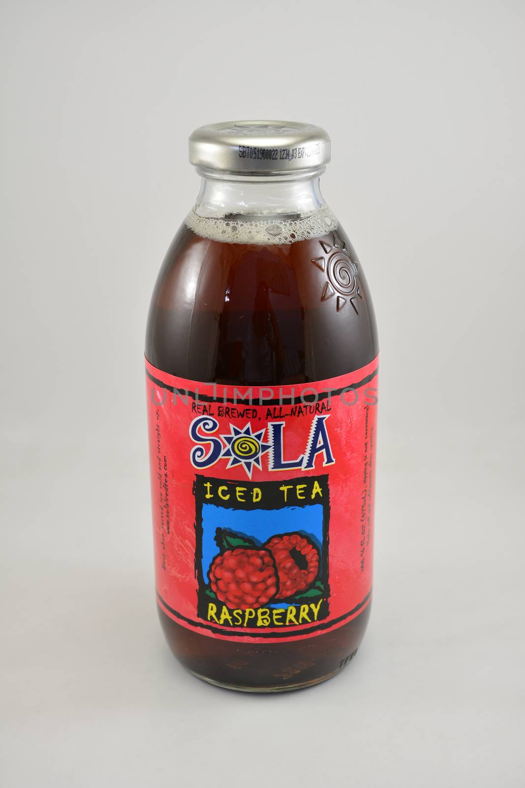 Sola iced tea raspberry in Manila, Philippines by imwaltersy