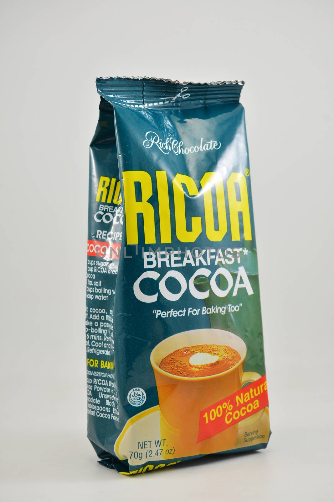 MANILA, PH - JUNE 26 - Ricoa breakfast cocoa powder on June 26, 2020 in Manila, Philippines.