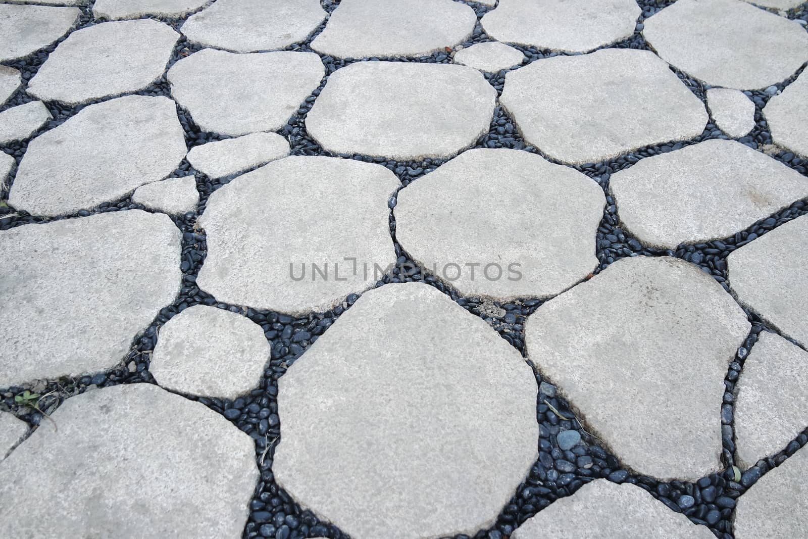 Closeup texture of concrete floor or wall background by Photochowk