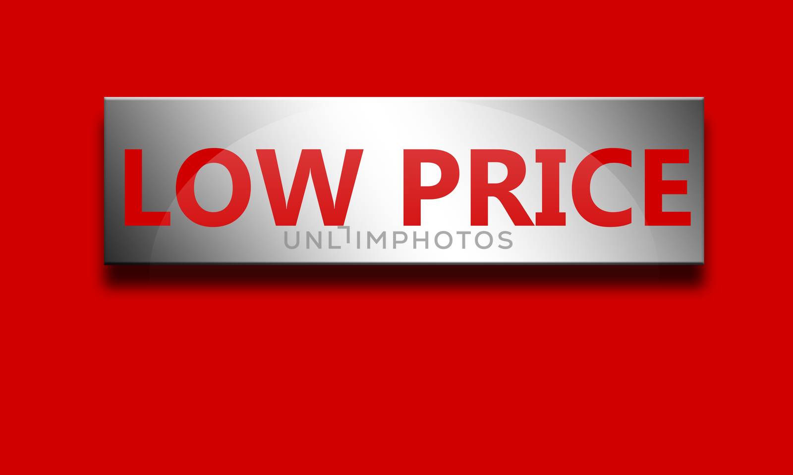 Low price banner design with red background by tang90246