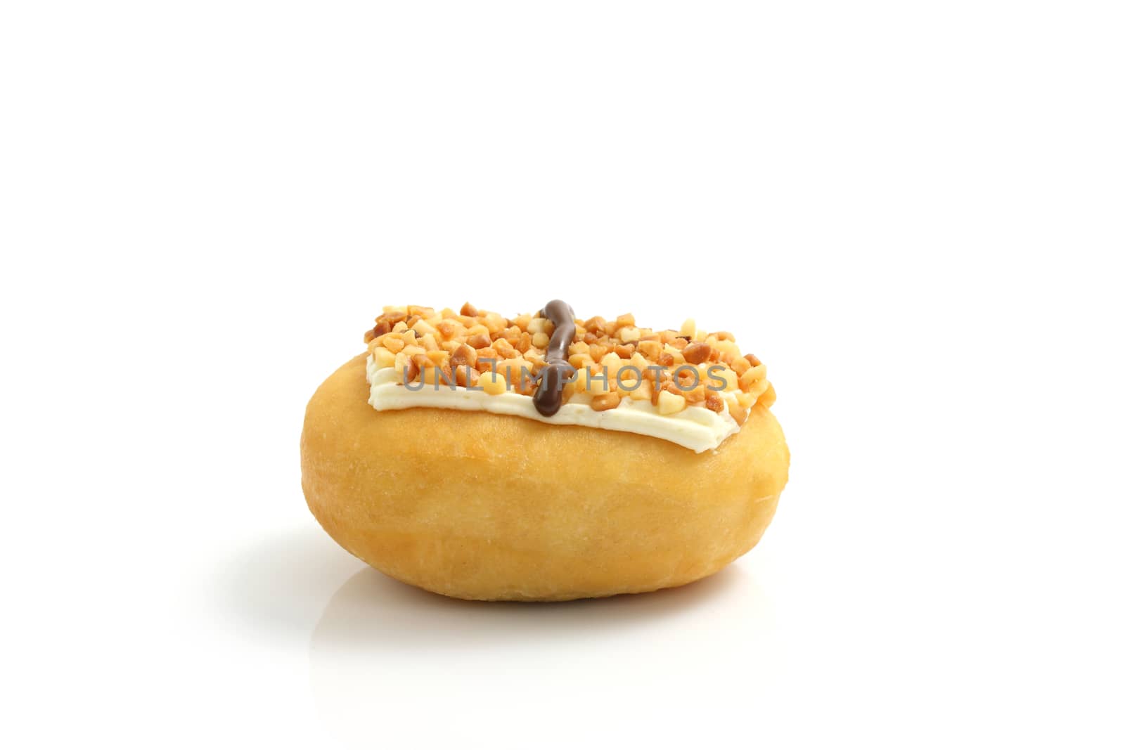 Donut isolated in white background by piyato