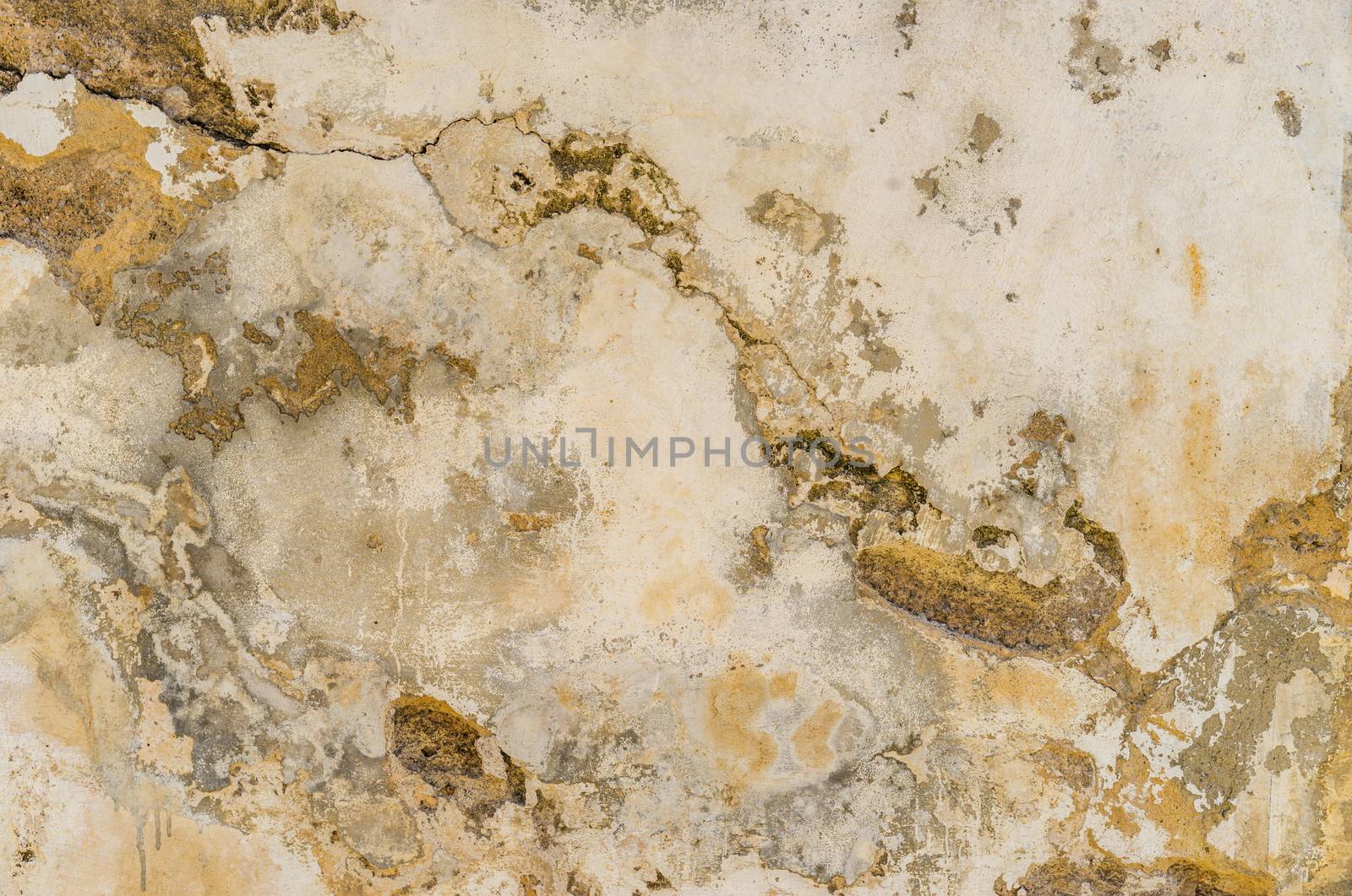 Close-up of vintage wall plaster background texture


