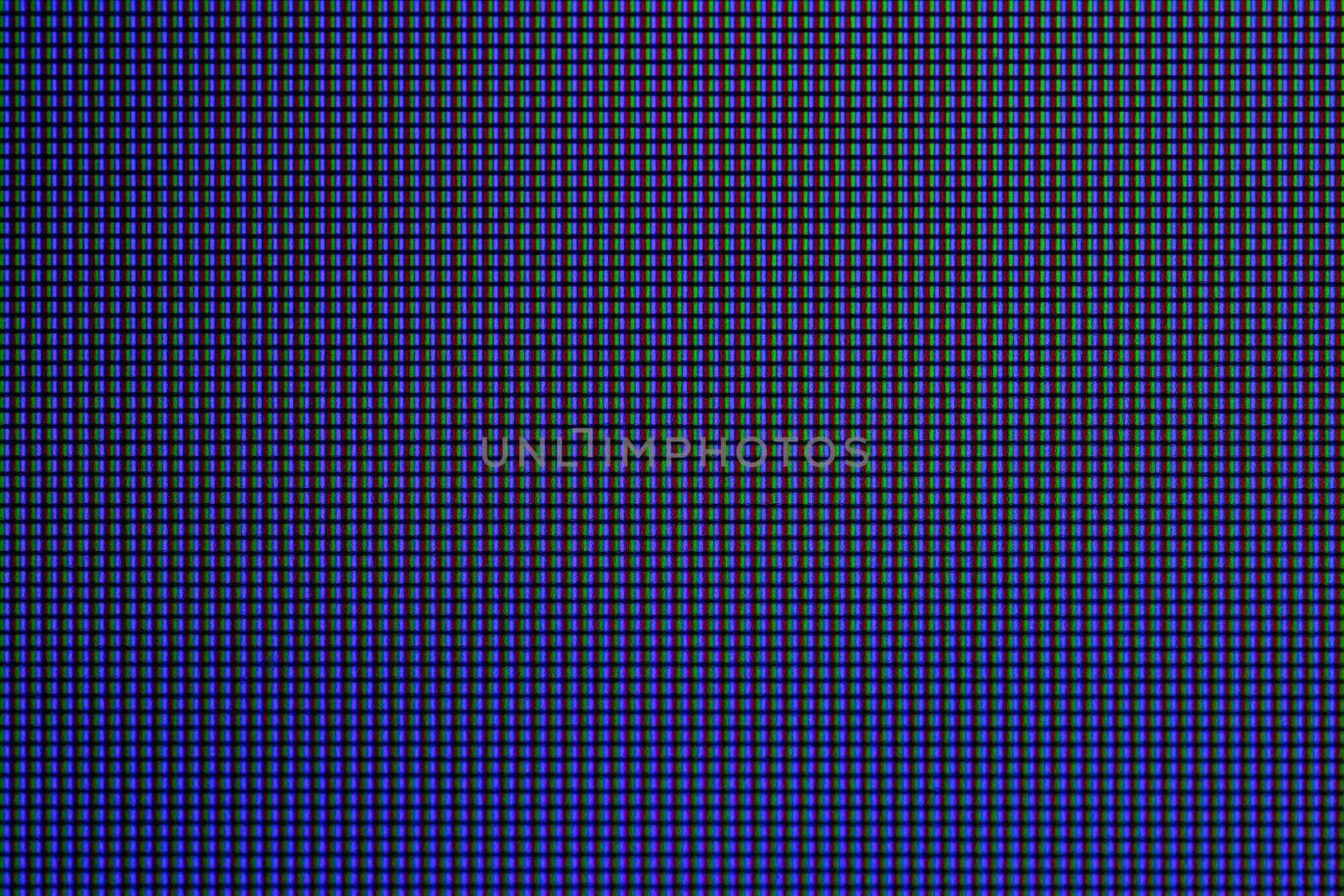 Closeup LED diode from LED computer monitor screen display panel by phanthit