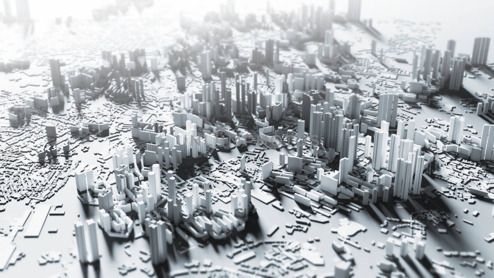 Smart city design background 3d render by Myimagine