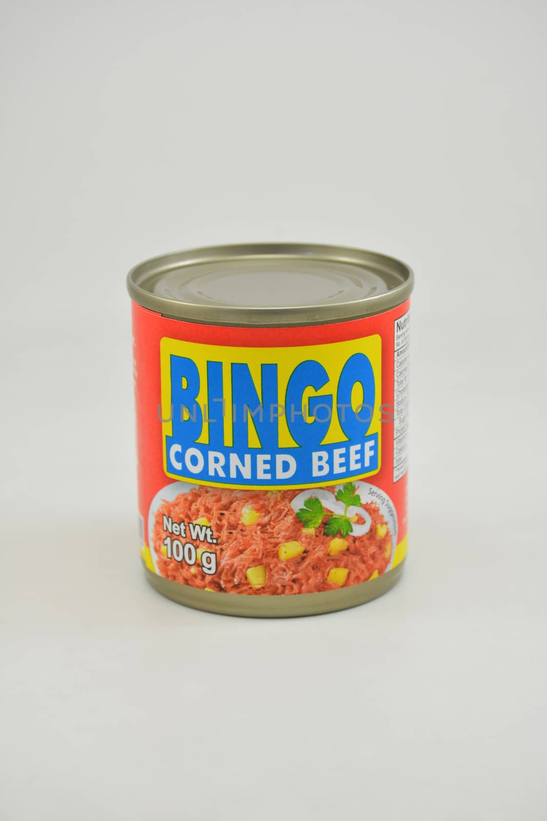 MANILA, PH - JUNE 26 - Bingo corned beef can on June 26, 2020 in Manila, Philippines.