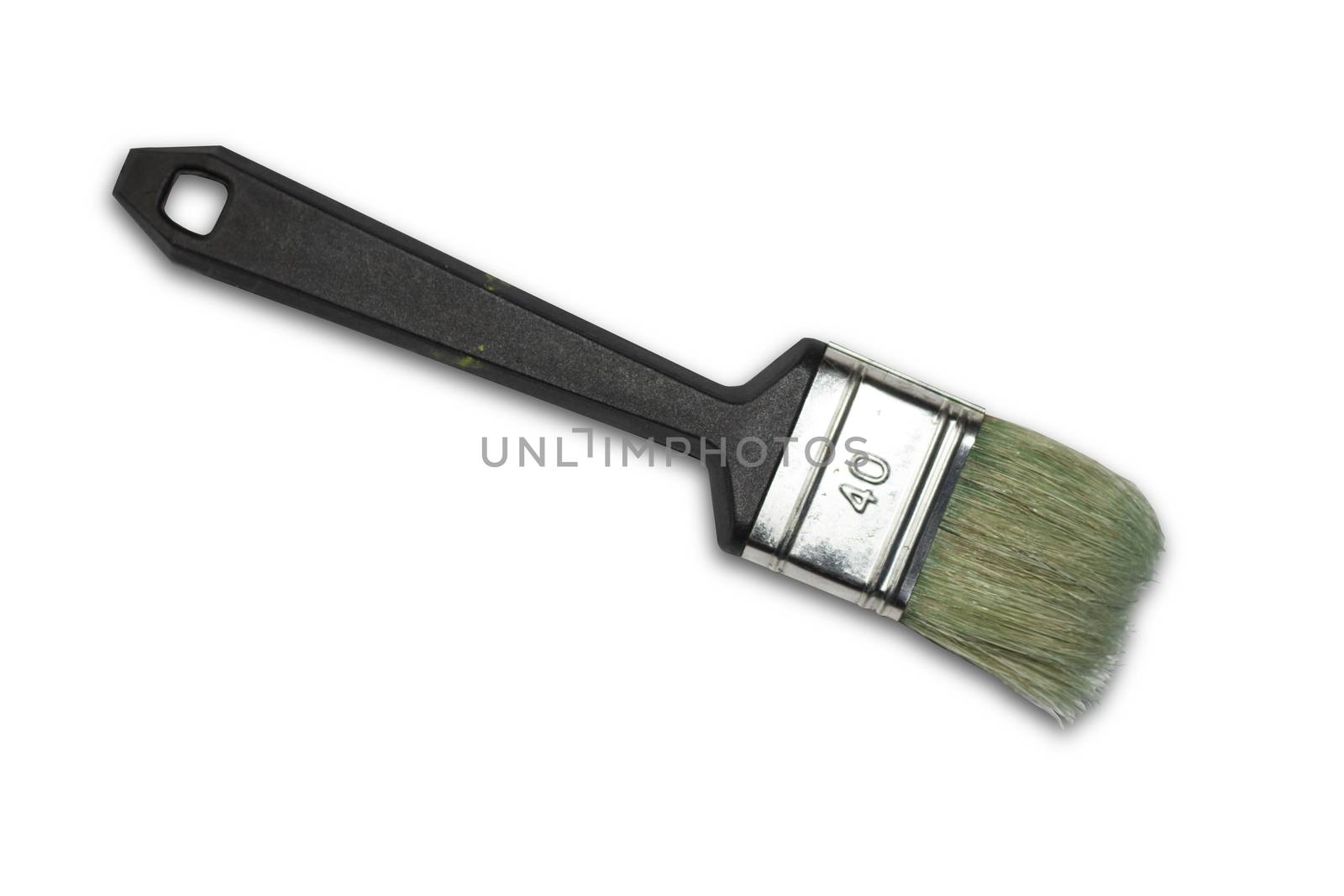 Paintbrush isolated on a white background by Bwise