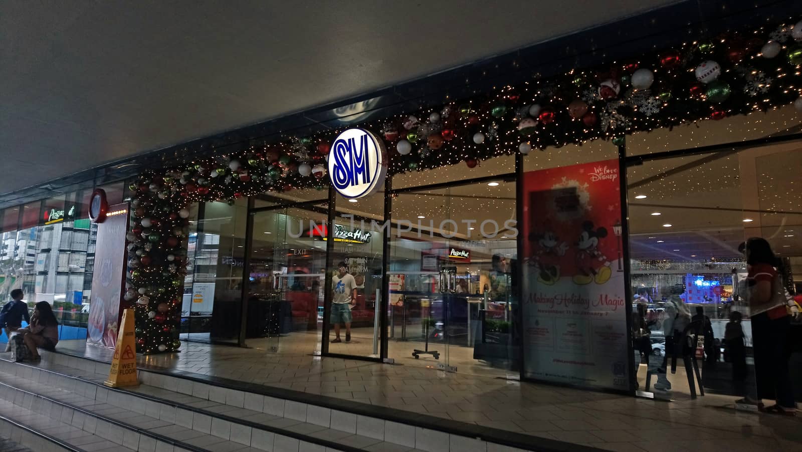 QUEZON CITY - JAN 3 - SM Santa Mesa branch mall facade on January 3, 2017 in Quezon City, Philippines.