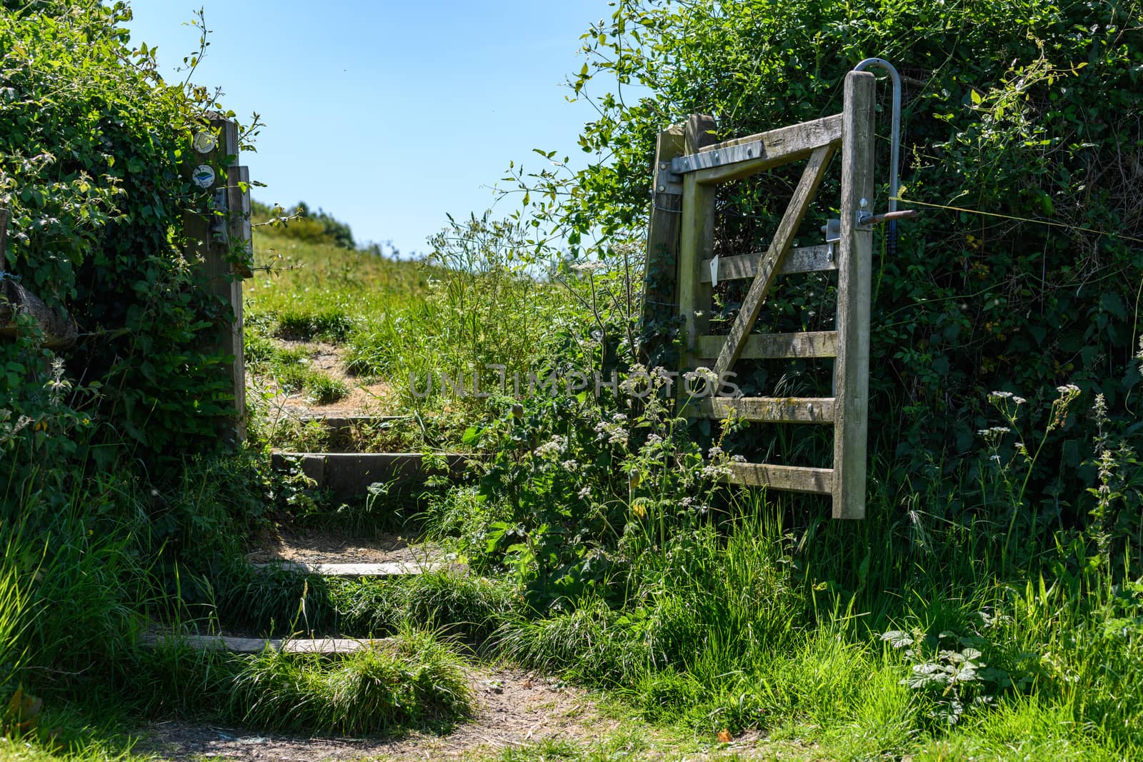 English countryside landscape taken in Worcestershire