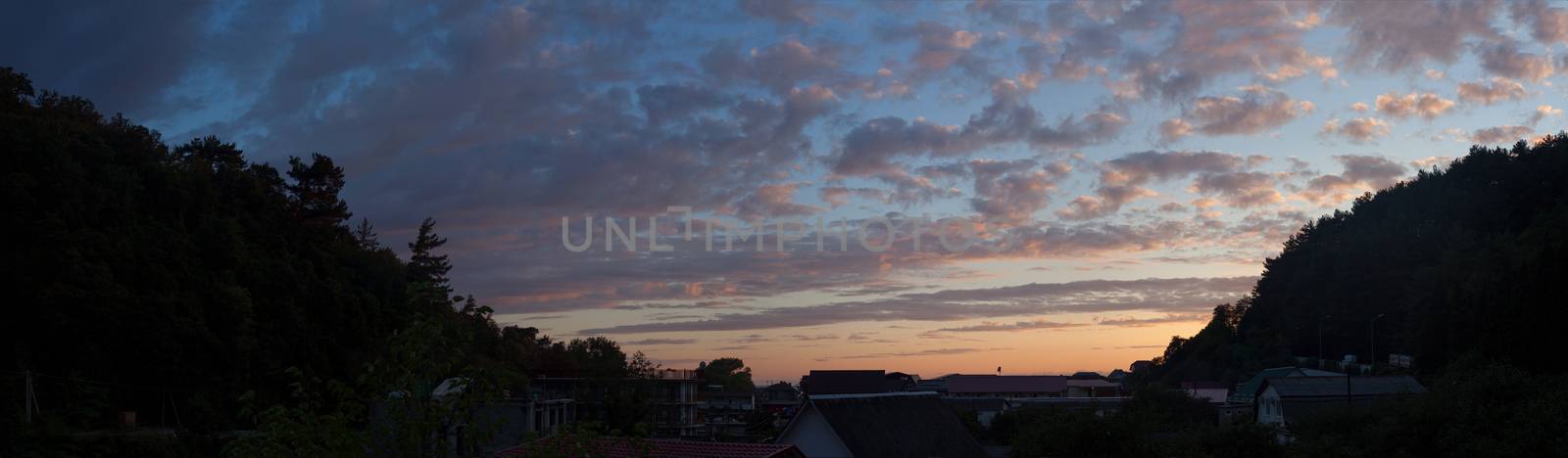 Sunset sky by Angorius