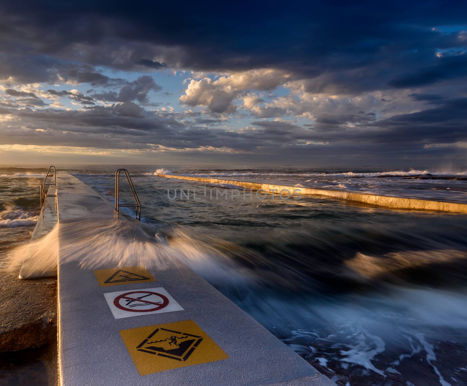 Coastal sunrise taken at Cronulla Beach in Australia