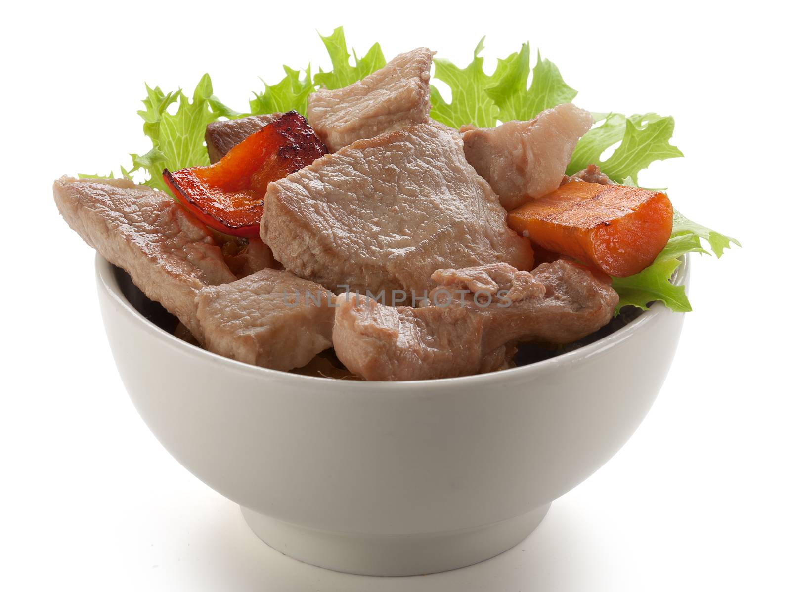 Pork roast in the bowl by Angorius