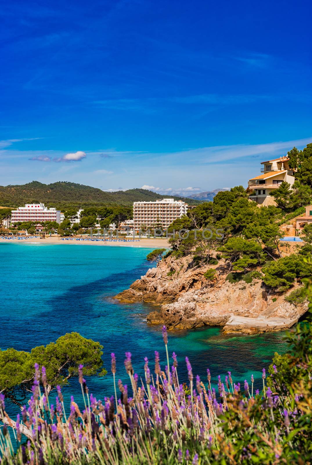Beautiful seaside on Mallorca, Spain Mediterranean Sea, Balearic Islands
