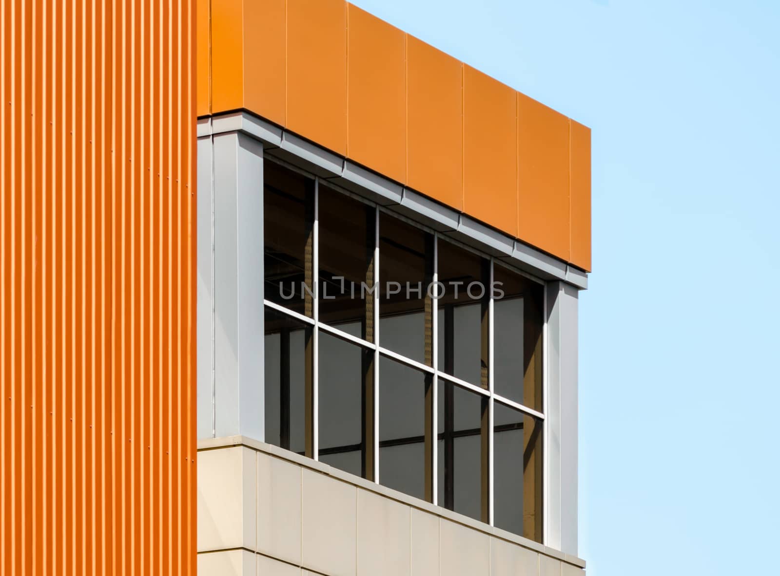 windows of an empty office business building without people during quarantine