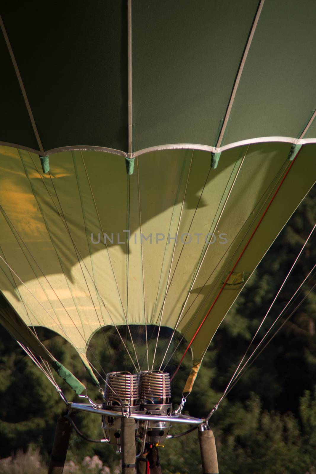 Hot air balloon before take off by Dr-Lange