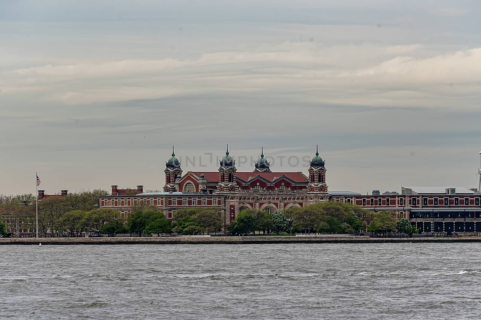 USA, New York - May 2019: Ellis Island