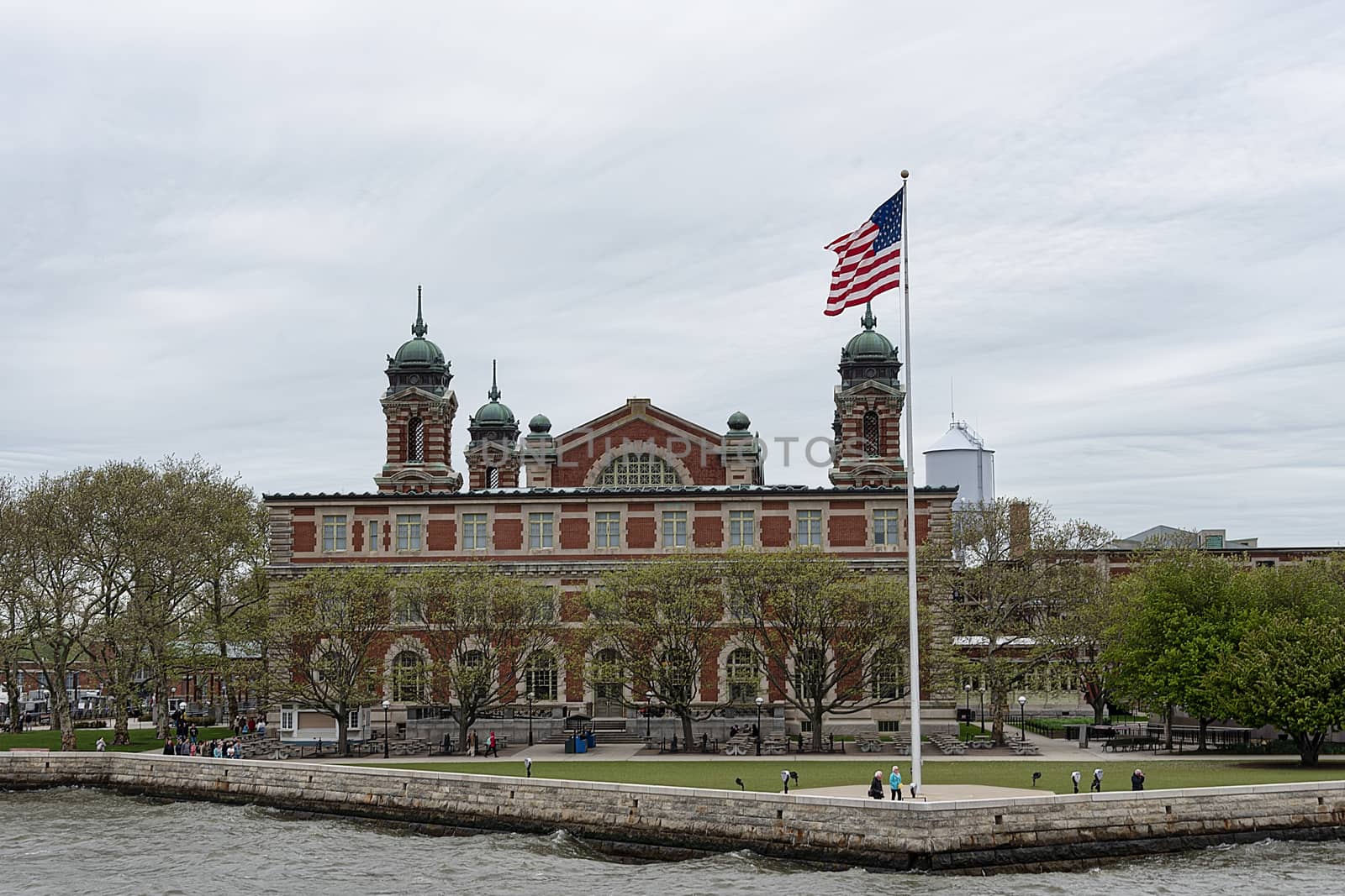 USA, New York, Ellis Island - May 2019: Ellis Island Visitor Centre and Museum